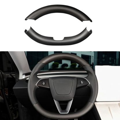 Teslula Carbon Steering Trim for Tesla Model 3 Highland 2024+
