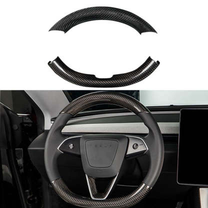 Teslula Carbon Steering Trim for Tesla Model 3 Highland 2024+