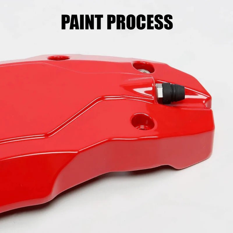 Teslula Cybertruck Brake Caliper Covers - Aerospace Red Aluminum Set