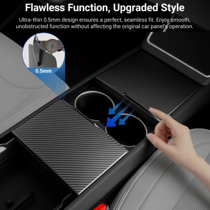 Teslula Carbon Center Panel for Model 3 Highland & Model Y Juniper