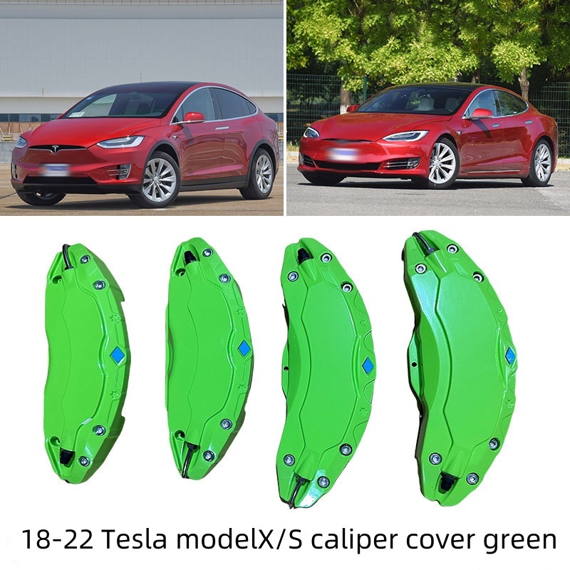 Teslula Aluminum Brake Caliper Covers for Tesla Model S/X 2018-2025