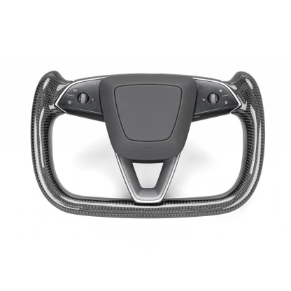 Teslula Carbon Yoke Steering Wheel for Model 3/Y - Carbon Fiber Mods