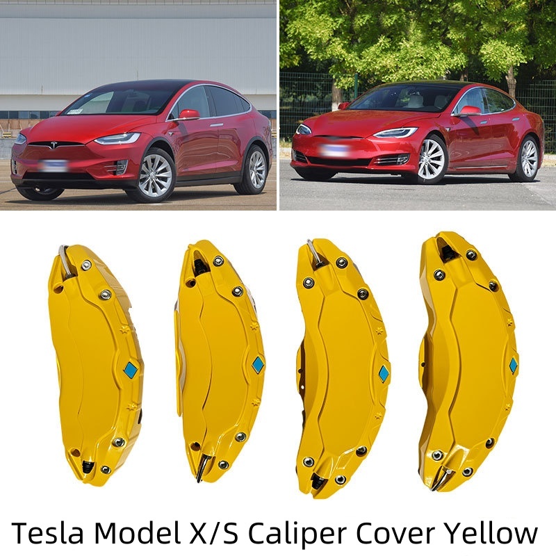 Teslula Aluminum Brake Caliper Covers for Tesla Model S/X 2018-2025