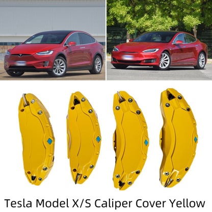 Teslula Aluminum Brake Caliper Covers for Tesla Model S/X 2018-2025