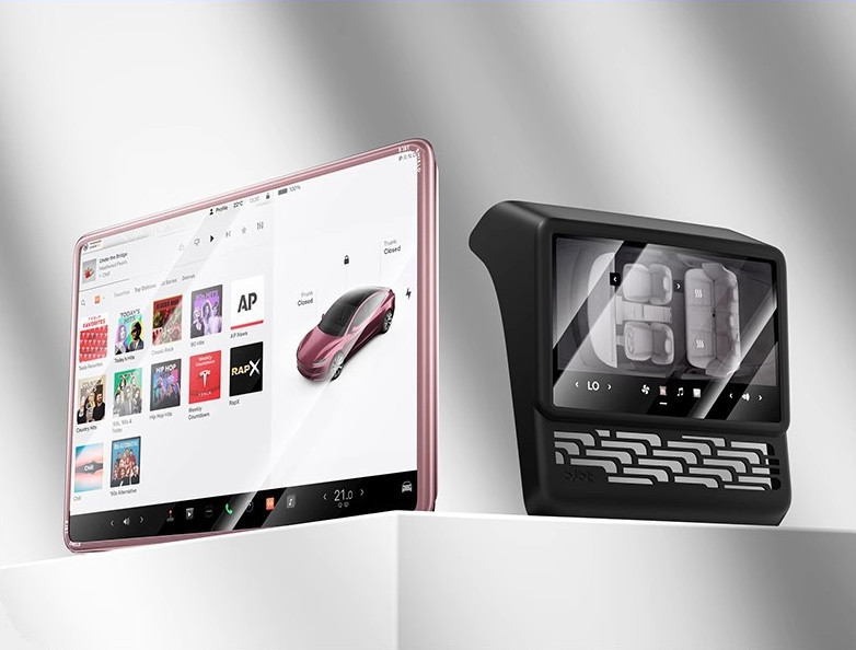 Teslula 2-in-1 Screen Protector for Tesla Model 3/Y - Anti-Glass & Anti-Scratch