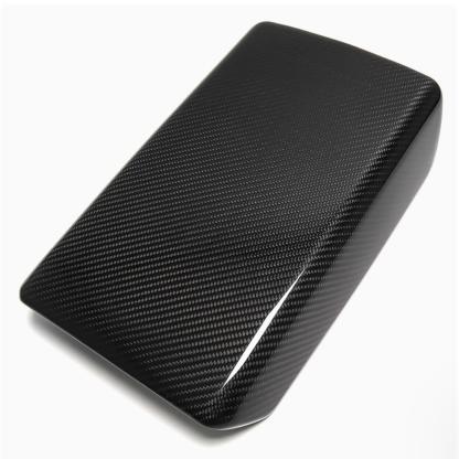 Teslula Model Y / 3 Armrest Cover - Dry Carbon Fiber Interior Mods