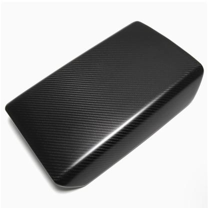 Teslula Model Y / 3 Armrest Cover - Dry Carbon Fiber Interior Mods