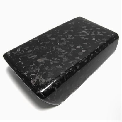 Teslula Model Y / 3 Armrest Cover - Dry Carbon Fiber Interior Mods