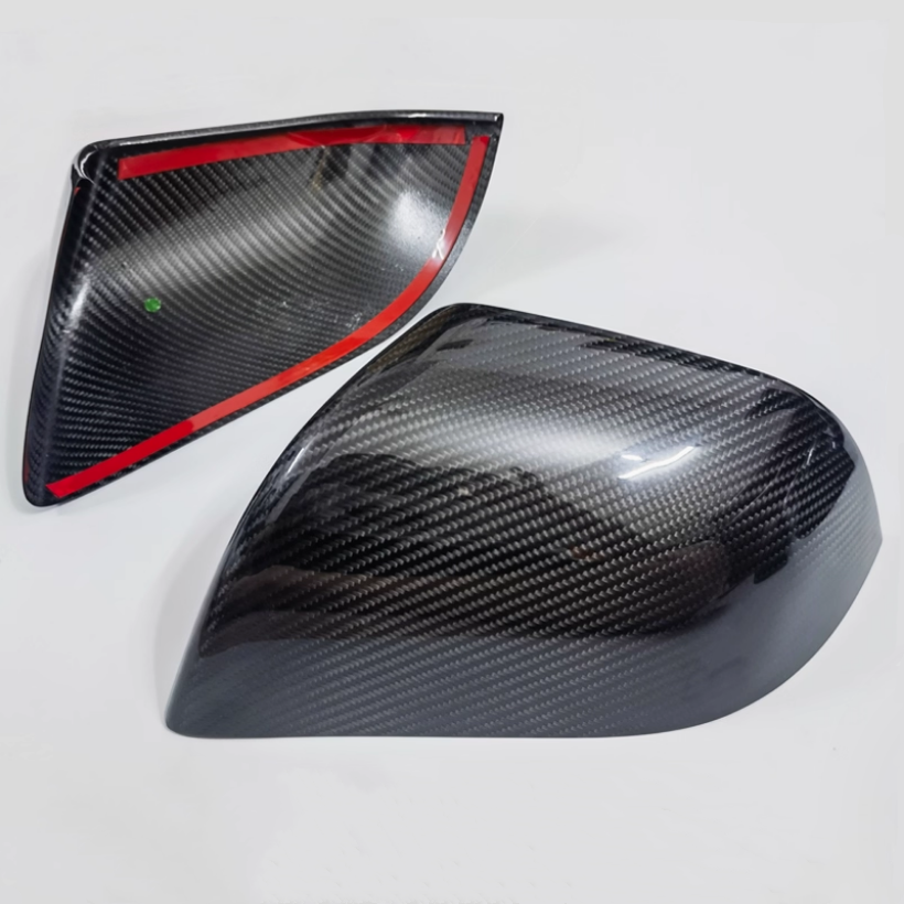 Teslula Carbon Mirror Caps for Tesla Model 3/Y - Carbon Fiber Exterior Mods