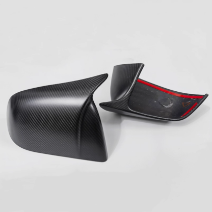 Teslula Carbon Mirror Caps for Tesla Model 3/Y - Carbon Fiber Exterior Mods