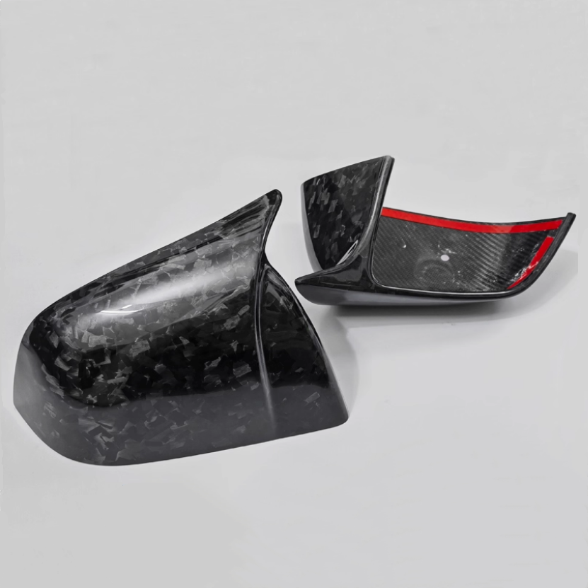 Teslula Carbon Mirror Caps for Tesla Model 3/Y - Carbon Fiber Exterior Mods