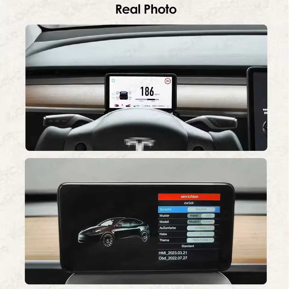 Teslula HUD Display for Tesla Model 3/Y - 6.2" Digital Instrument Cluster