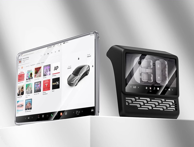 Teslula 2-in-1 Screen Protector for Tesla Model 3/Y - Anti-Glass & Anti-Scratch