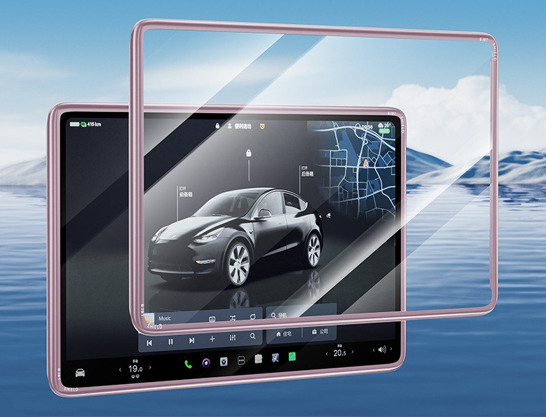 Teslula 2-in-1 Screen Protector for Tesla Model 3/Y - Anti-Glass & Ant