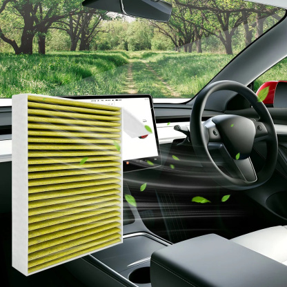 Teslula Cabin Air Filter for Tesla Model 3/Y - HEPA Carbon Replacement