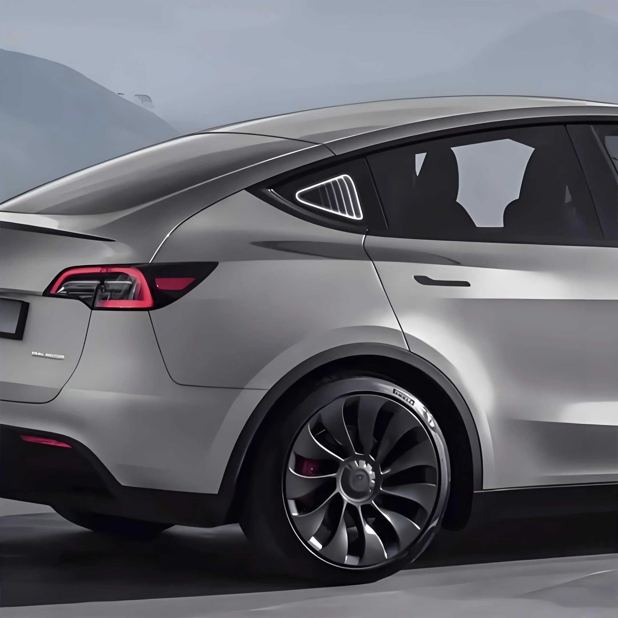 Teslula | Triangle Window Ambient Light for Tesla Model Y & New Model 3