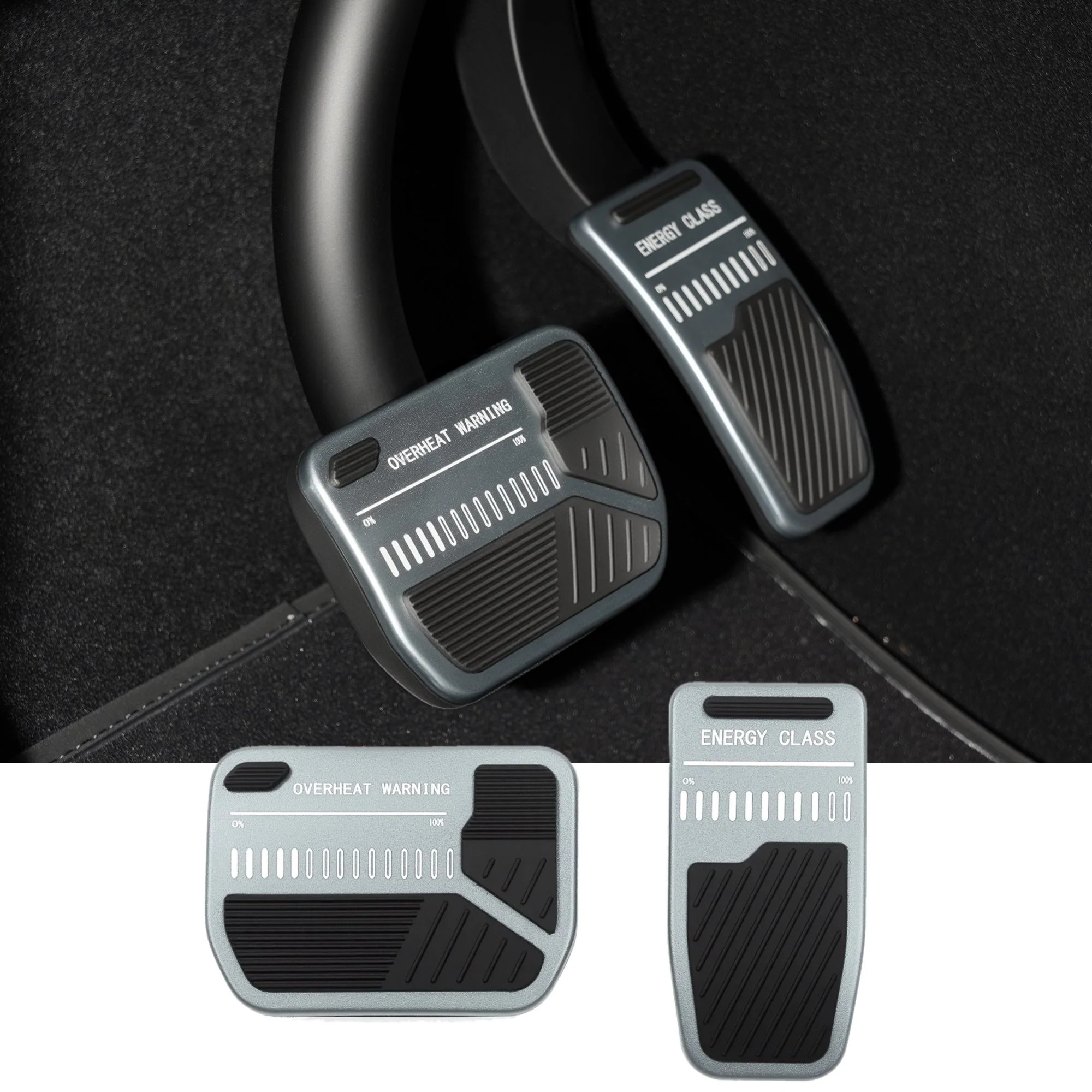 Teslula Anti-Slip Accelerator Brake Pedal Cover for Model 3 / Model Y