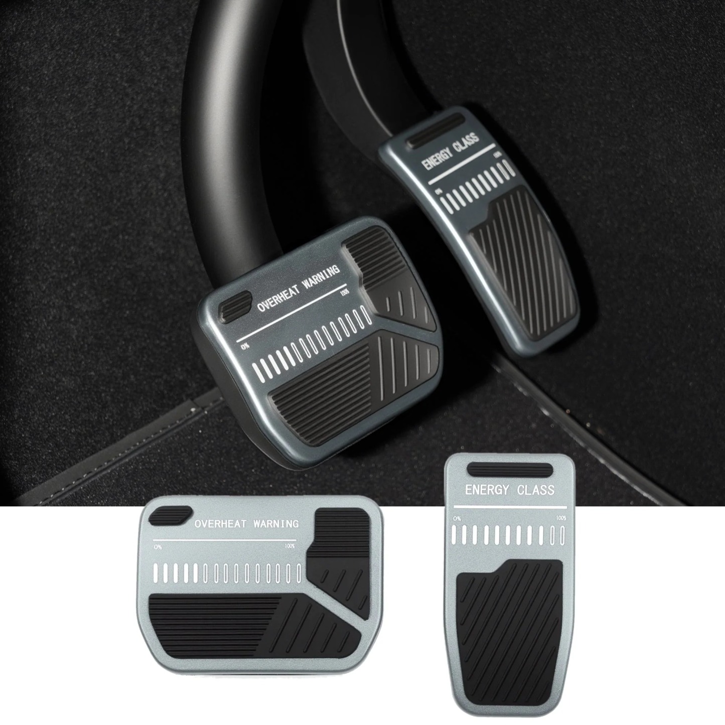 Teslula Anti-Slip Accelerator Brake Pedal Cover for Model 3 / Model Y