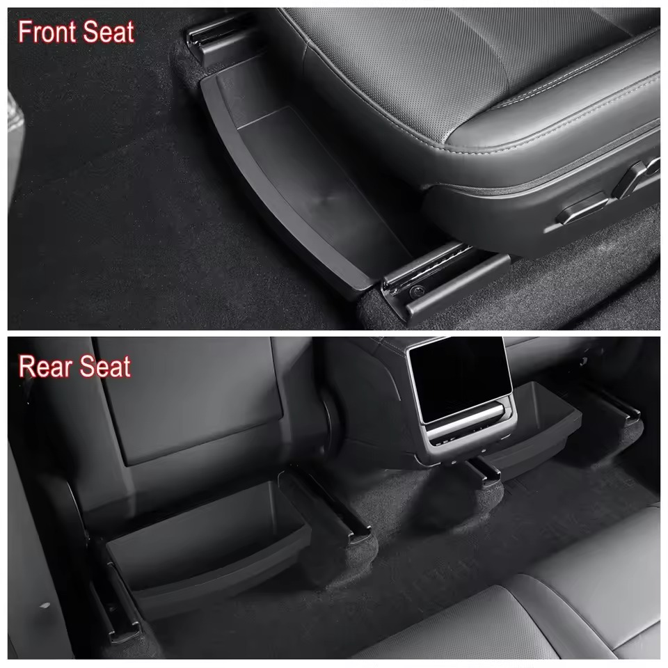 Teslula TPE Under Seat Storage Box for Model Y Juniper
