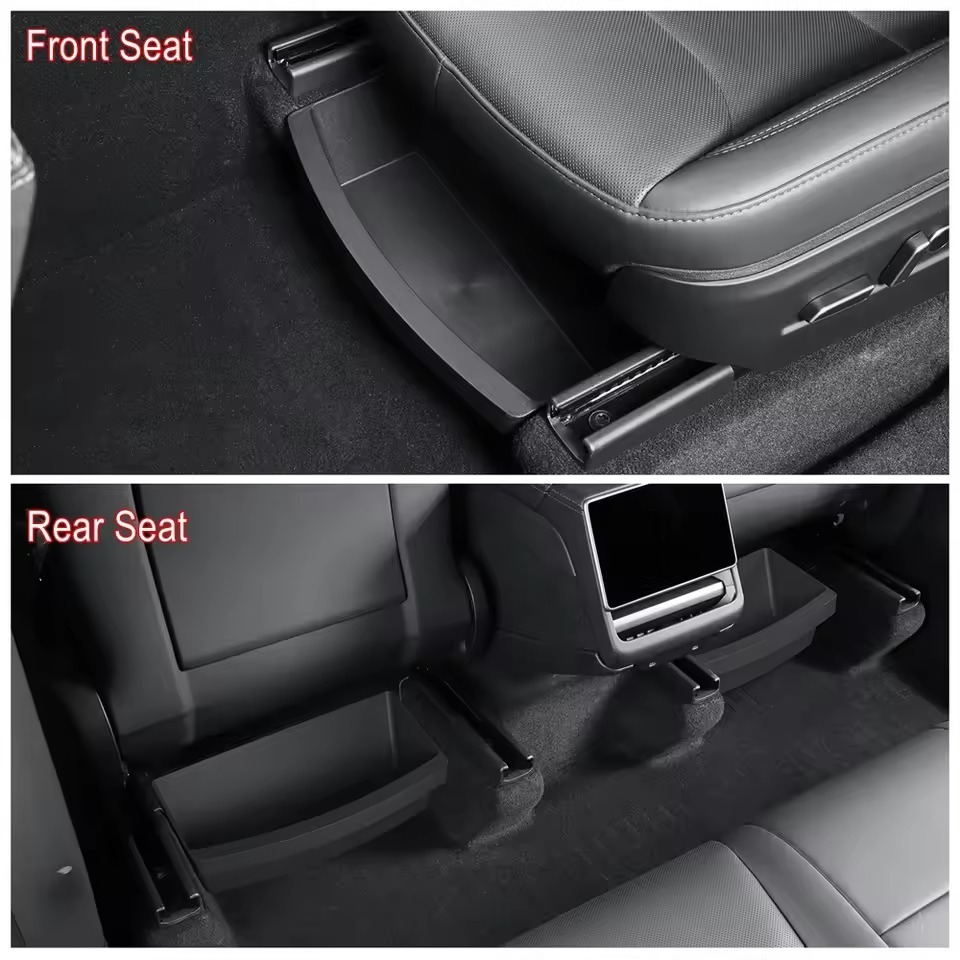 Teslula TPE Under Seat Storage Box for Model Y Juniper