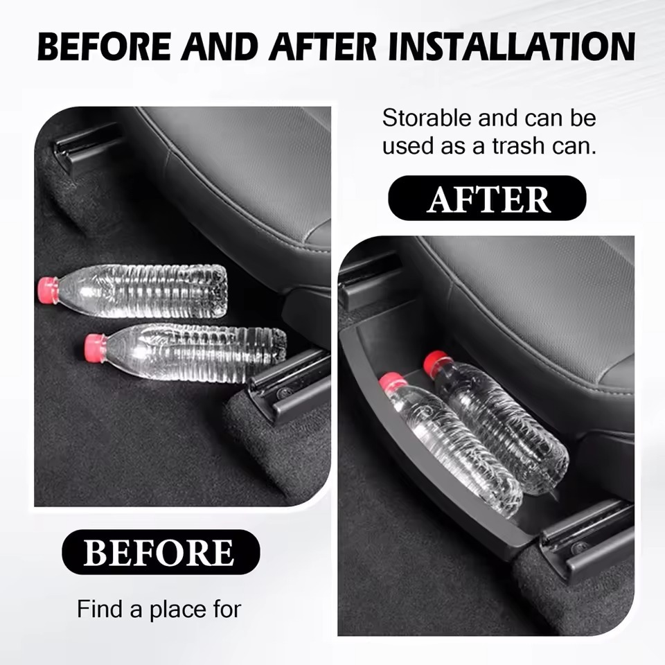 Teslula TPE Under Seat Storage Box for Model Y Juniper