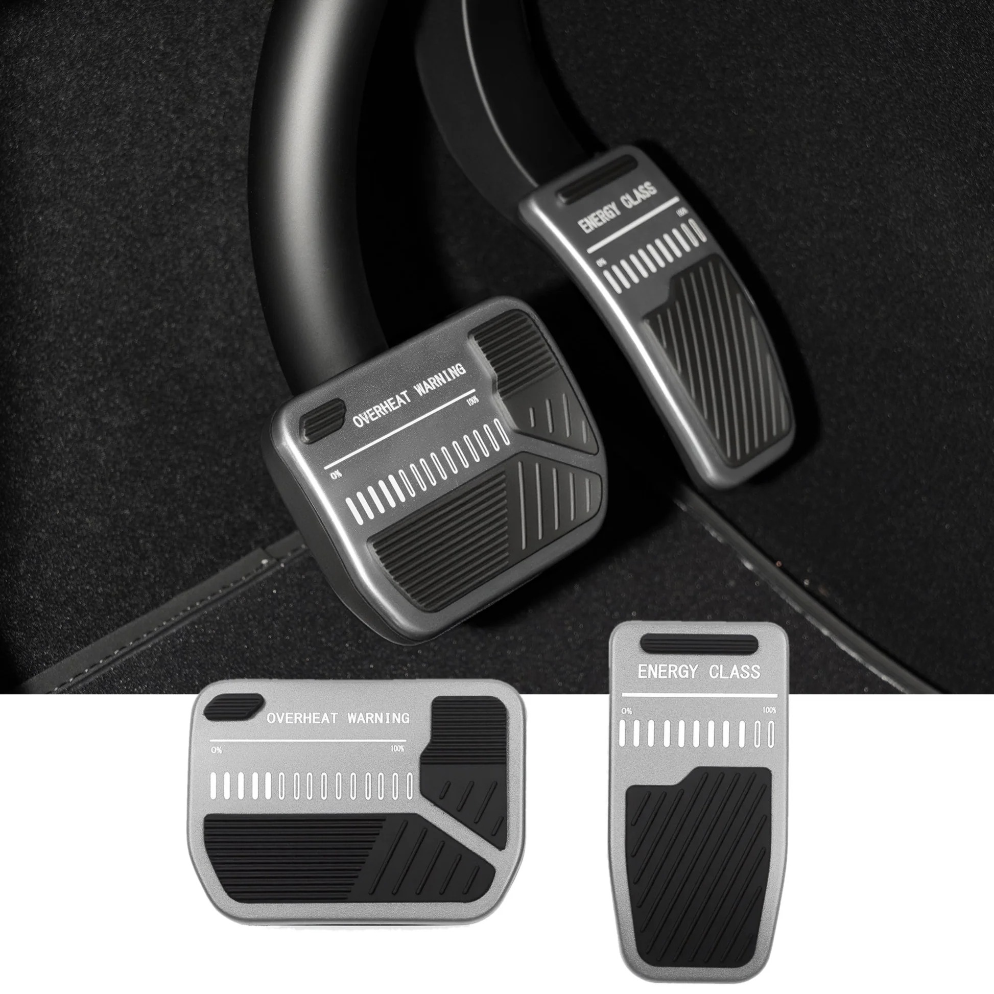 Teslula Anti-Slip Accelerator Brake Pedal Cover for Model 3 / Model Y