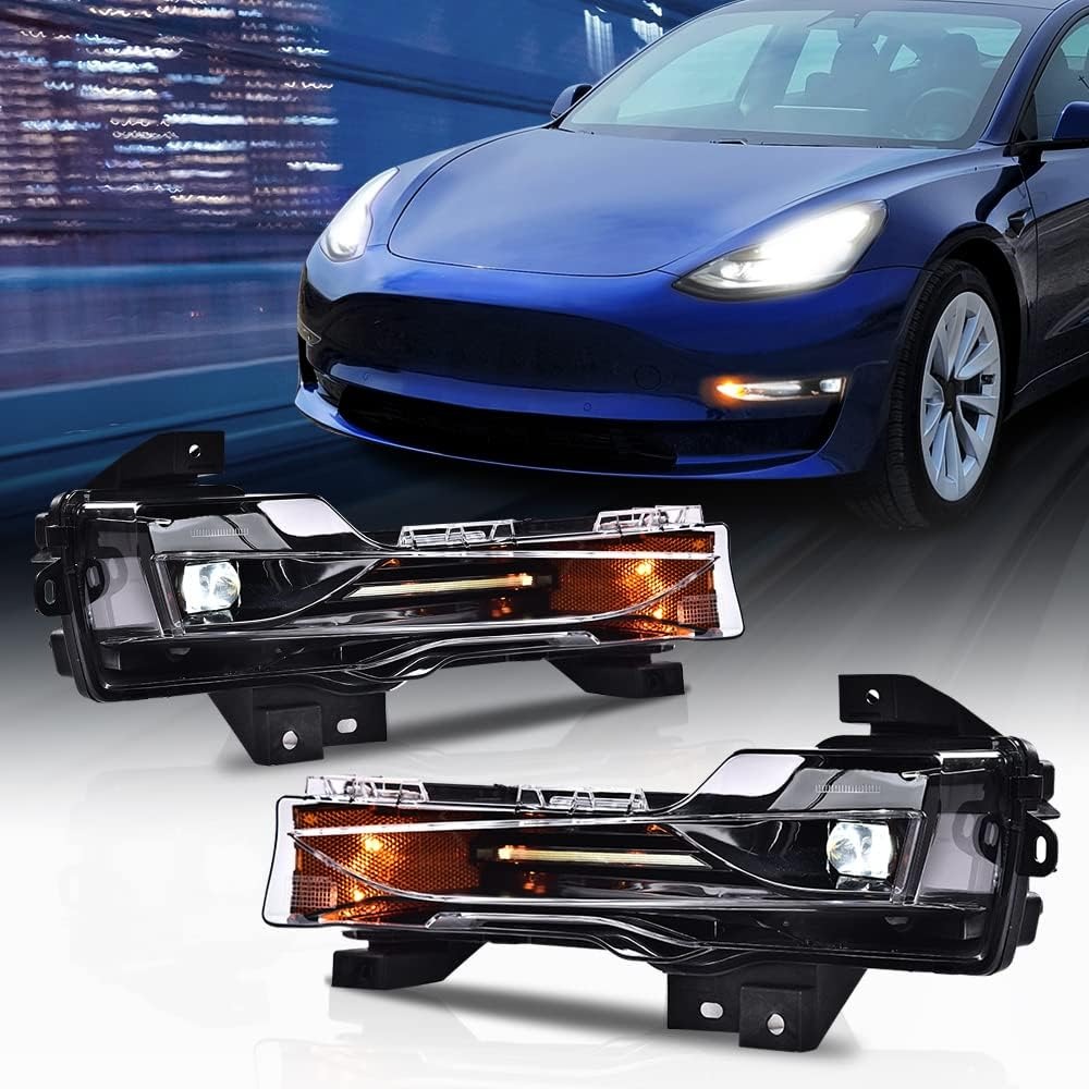 Tesla Model 3/Y Front Bumper Fog Light Replacement (2017-2024) | Teslula