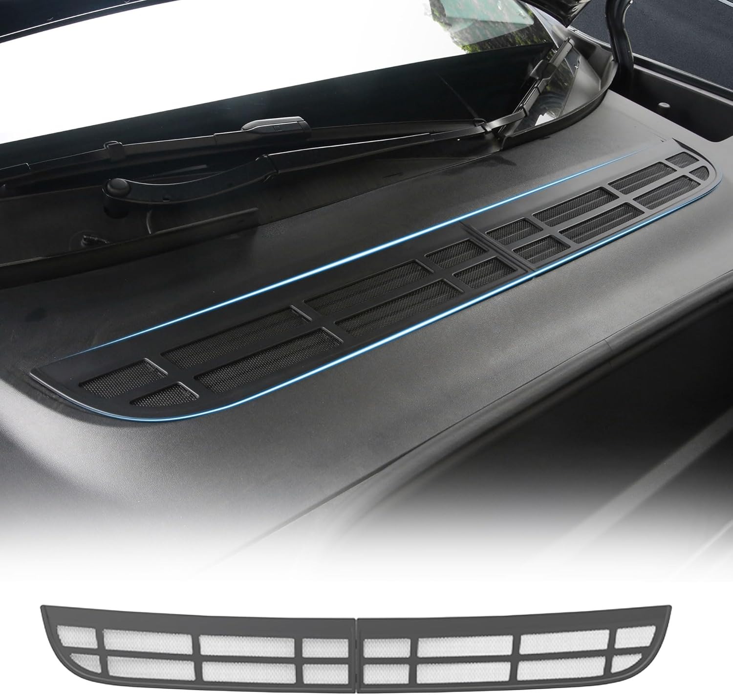 Teslula Air Intake Covers for Model Y Juniper - Debris Protection Set