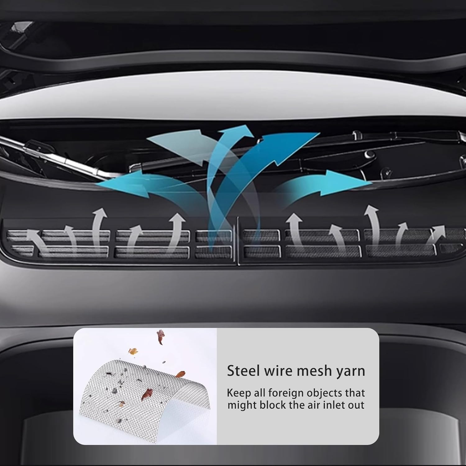 Teslula Air Intake Covers for Model Y Juniper - Debris Protection Set