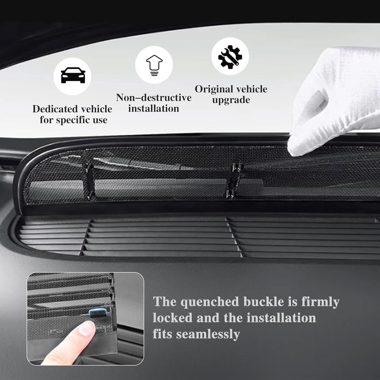 Teslula Air Intake Covers for Model Y Juniper - Debris Protection Set