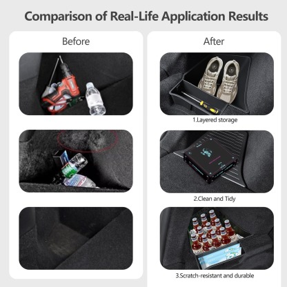 Tesla Model Y Juniper Trunk Storage Boxes | 6-Piece TPE Organizer Set