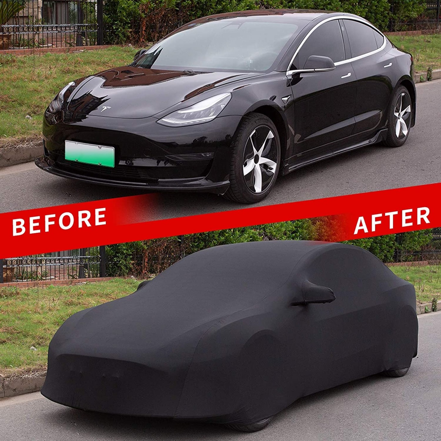 Teslula Indoor Car Cover for Tesla Model 3, Y, X, S | All-Weather Protection