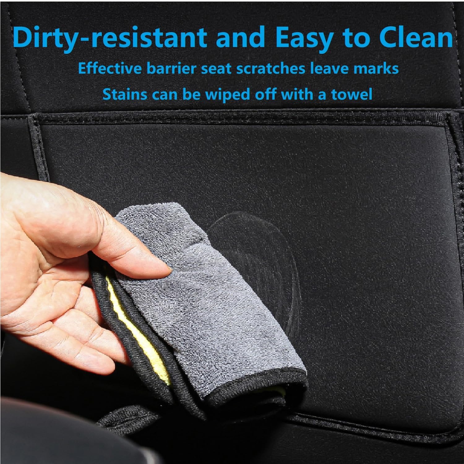 Tesla Seat Back Protectors - Waterproof Kick Mats for Model Y/X/S/3