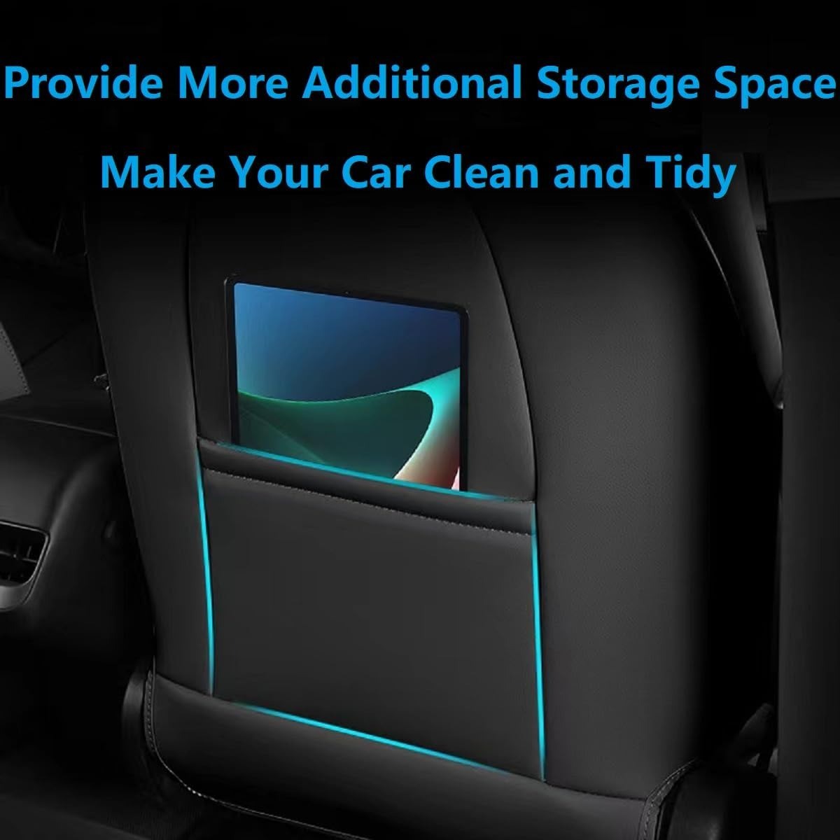 Tesla Seat Back Protectors - Waterproof Kick Mats for Model Y/X/S/3