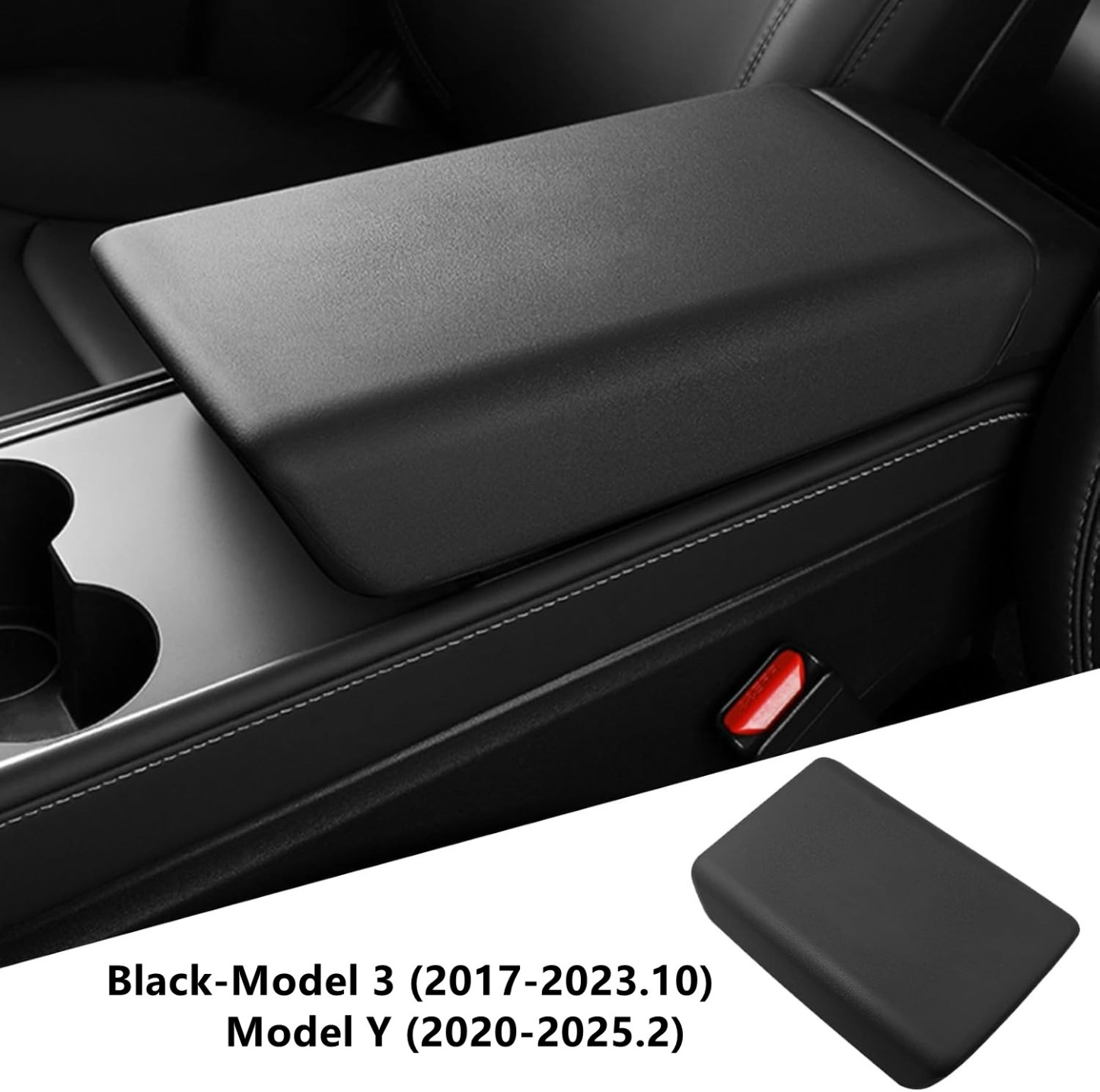 Teslula Armrest Cover Model 3 (2024-2025) Highland/Model Y (2025) Refresh