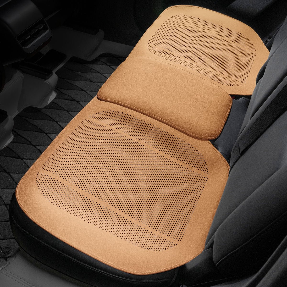 Teslula All-Wheather Leather Car Seat Covers for Tesla Model 3/Y/S/X
