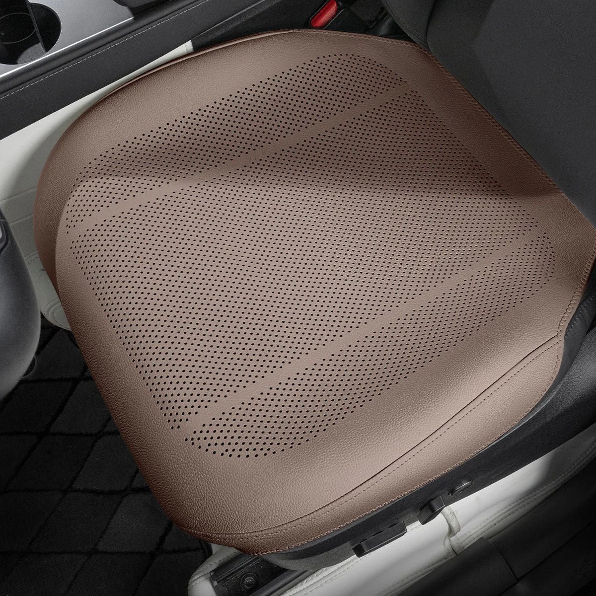 Teslula All-Wheather Leather Car Seat Covers for Tesla Model 3/Y/S/X