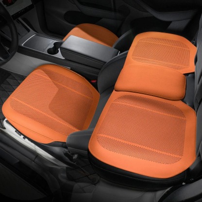 Teslula All-Wheather Leather Car Seat Covers for Tesla Model 3/Y/S/X