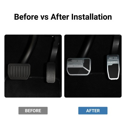 Teslula Anti-Slip Accelerator Brake Pedal Cover for Model 3 / Model Y