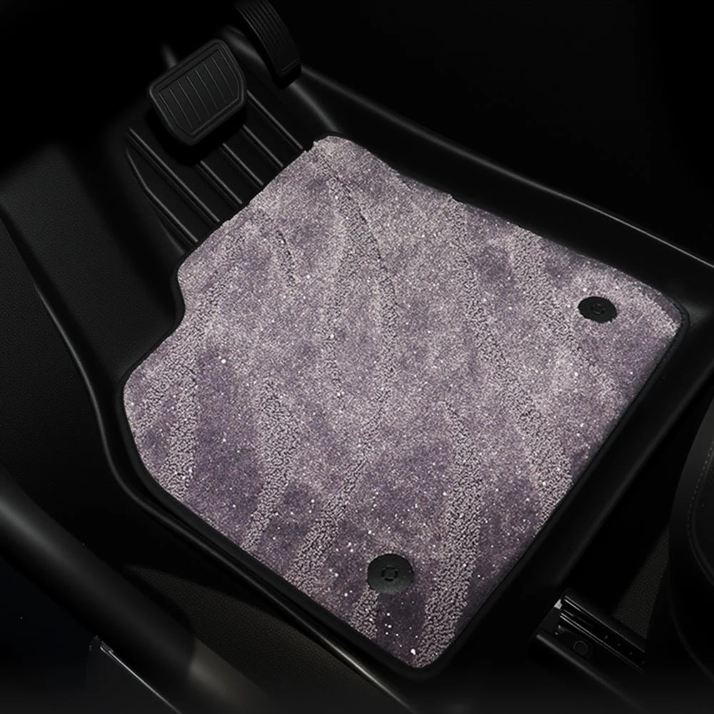 Teslula TPE+Carpet Double Layer Floor Mats for Model Y Juniper