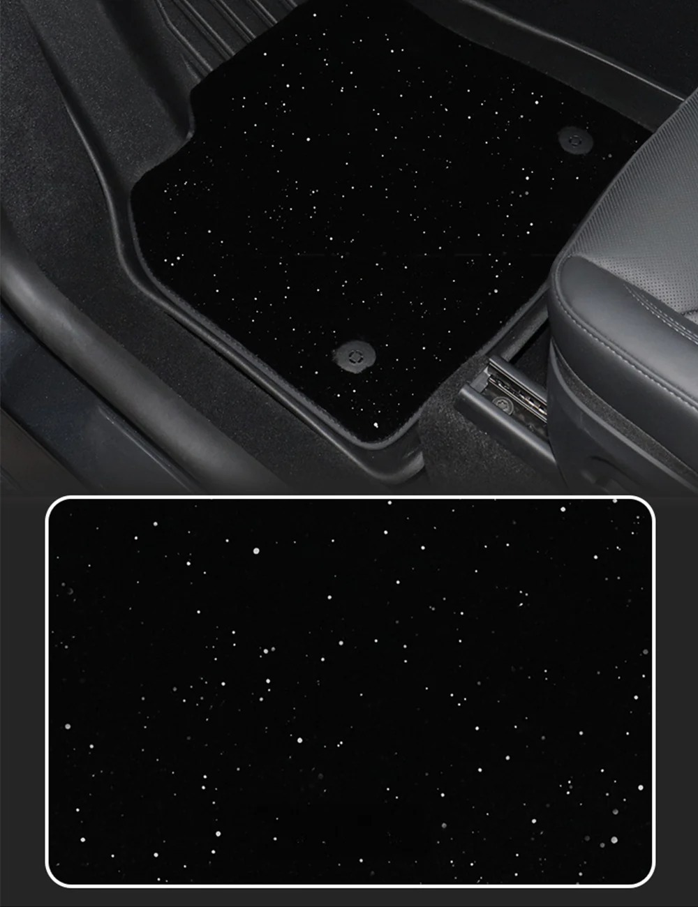 Teslula TPE+Carpet Double Layer Floor Mats for Model Y Juniper