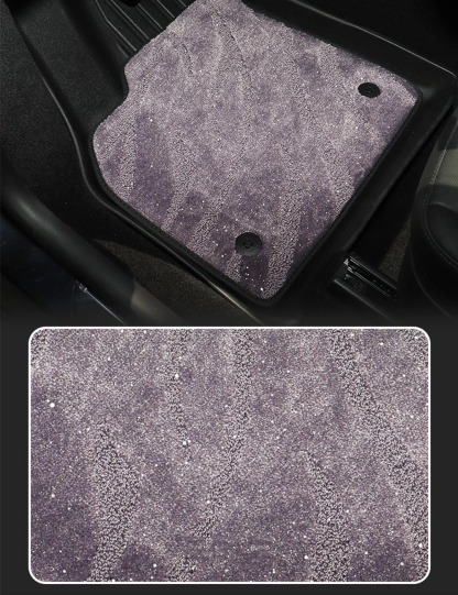 Teslula TPE+Carpet Double Layer Floor Mats for Model Y Juniper