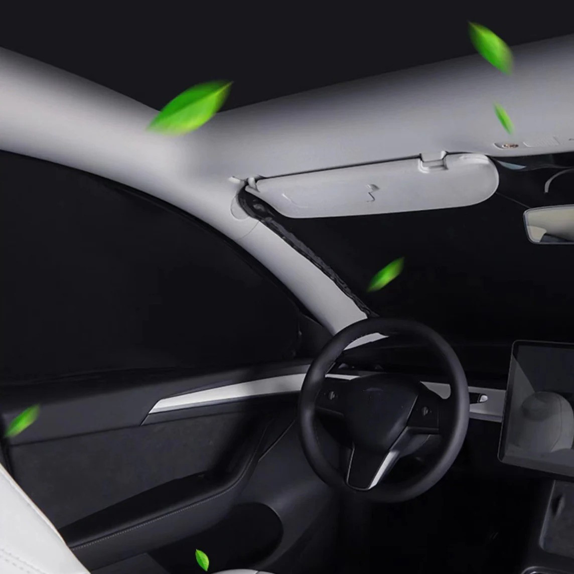 Teslula 8-Piece Sun Shade Set for Tesla Model Y-Full Coverage Privacy