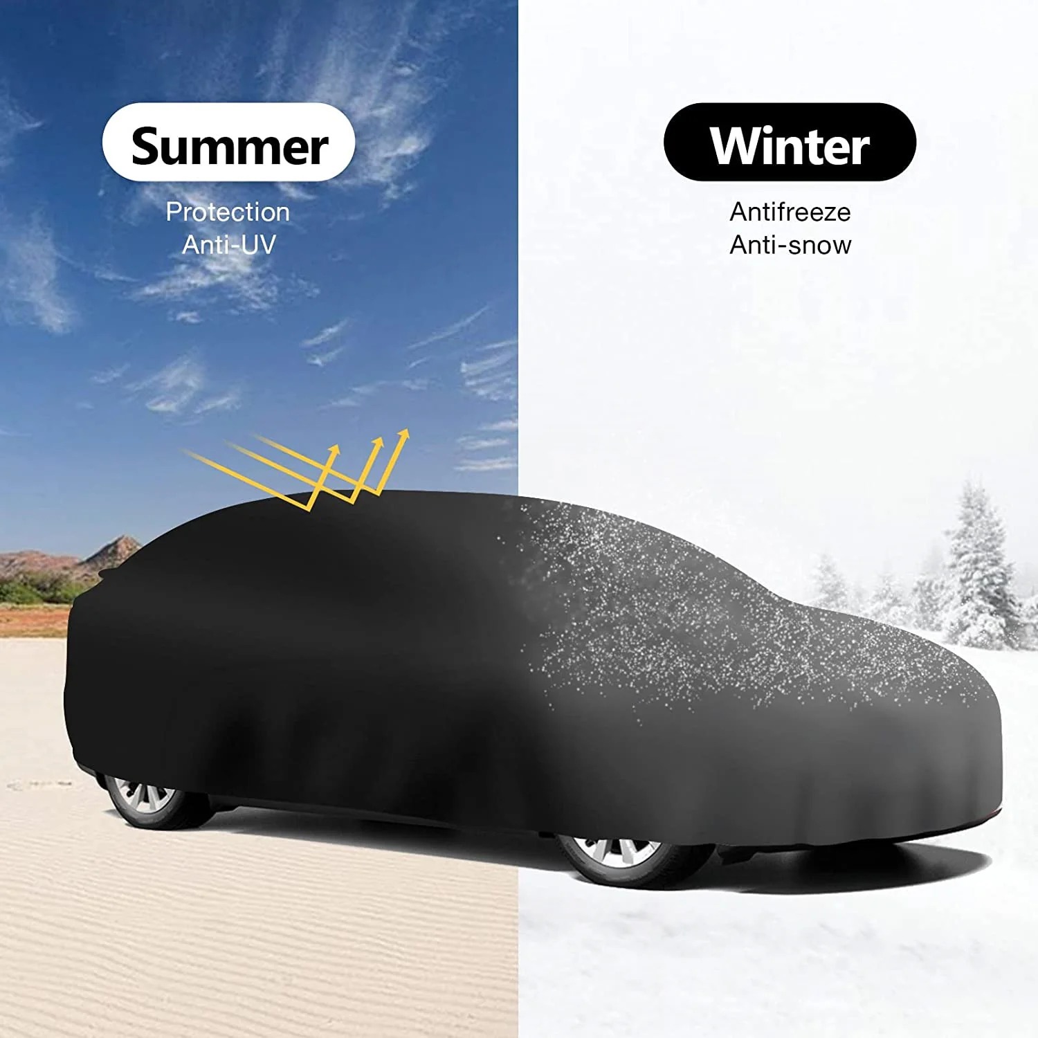 Teslula Indoor Car Cover for Tesla Model 3, Y, X, S | All-Weather Protection