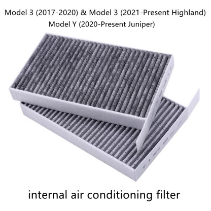 Teslula HEPA Carbon Air Filter for Tesla Model 3/Y - 5-Layer Purification