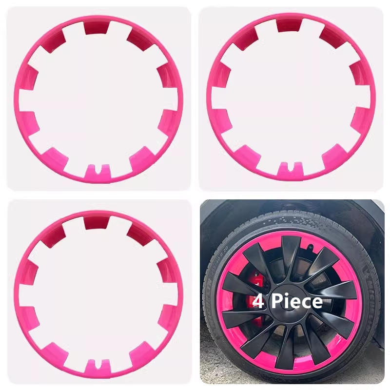 Teslula 20" Rim Protectors for Tesla Model Y Juniper - ABS Hub Caps (Set of 4)