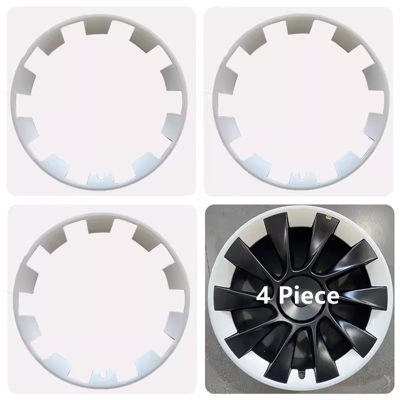 Tesla Model Y Juniper 20" Rim Protectors:ABS Hub Caps Set (4)|Teslula