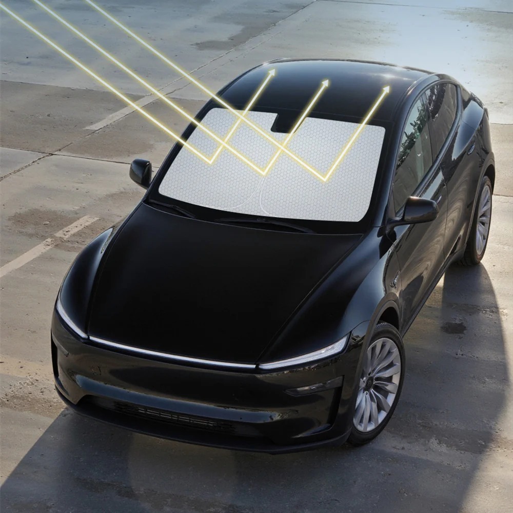 Teslula Front Windshield Sunshade for Tesla Model 3 / Model Y