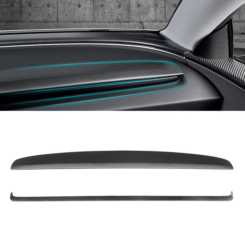 Teslula Dry Carbon Dashboard Cover for Model 3/Y - Carbon Fiber Mods