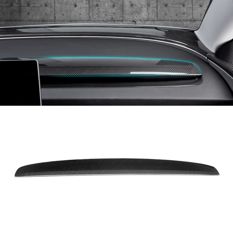 Teslula Dry Carbon Dashboard Cover for Model 3/Y - Carbon Fiber Mods